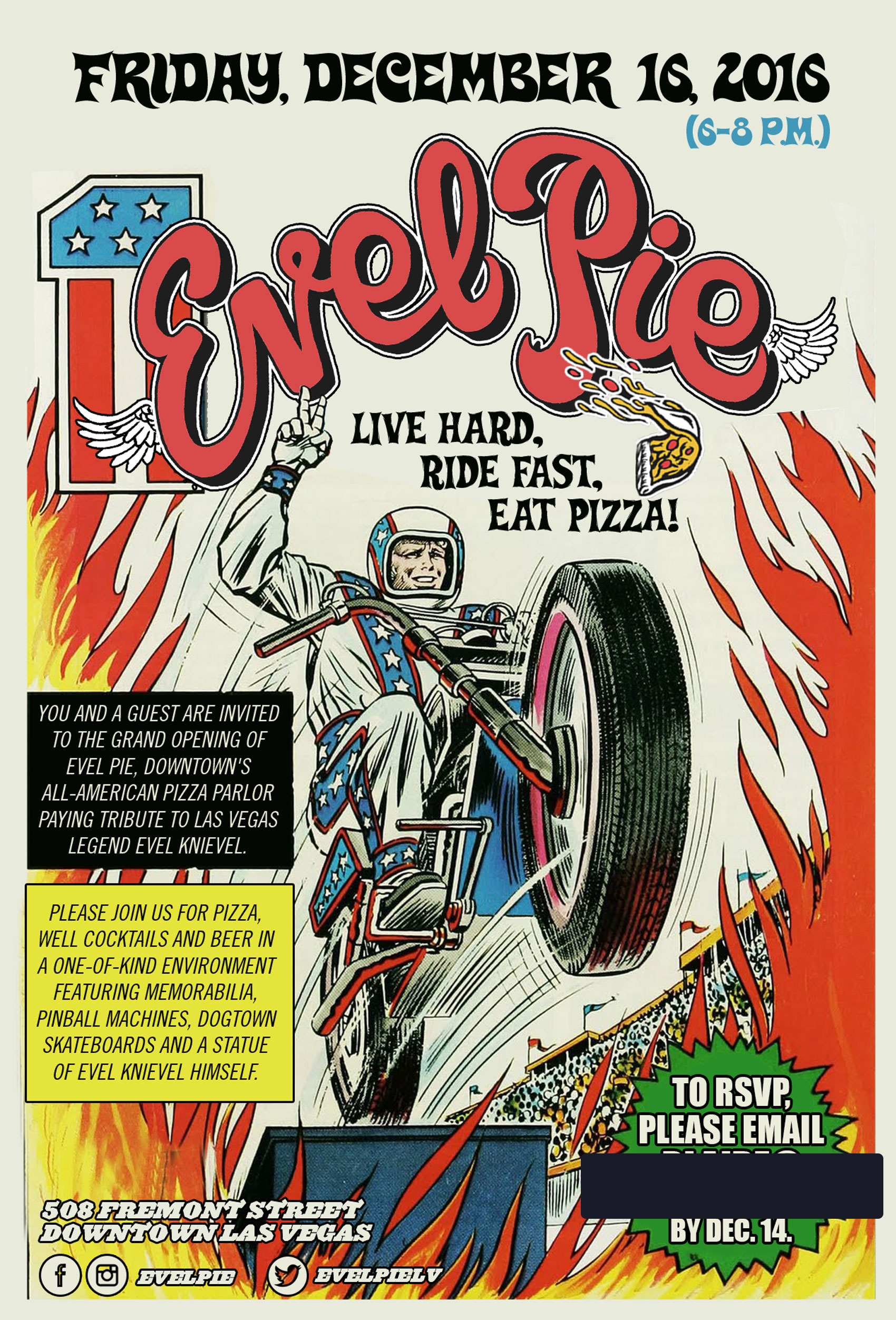 Evel Pie, Branding Campaign